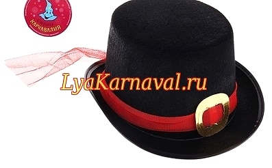 цилиндр с красной лентой