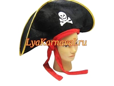шляпа "Пират" велюр